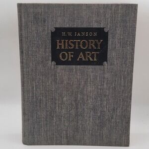 H.W. Janson History of Art Hardcover Prentice-Hall Abrams Art Survey‎ Good
